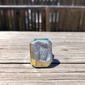 Charlene K mermaid druzy ring